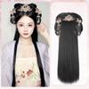 Tassel Chinese Ancient Wig Antique Hanfu Wig Headband Hanfu Wig Headdress set  Women