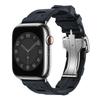 Kilim Single Tour Strap For Apple Watch Band 45mm 44mm 42mm 41mm 38mm Folding Buckle Silicone Bracelet iWatch Ultra 2 49mm