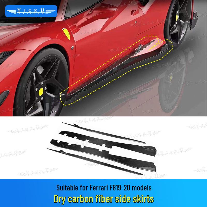 Ferrari F8 PK Style Carbon Fiber Rear Wing Body Kit