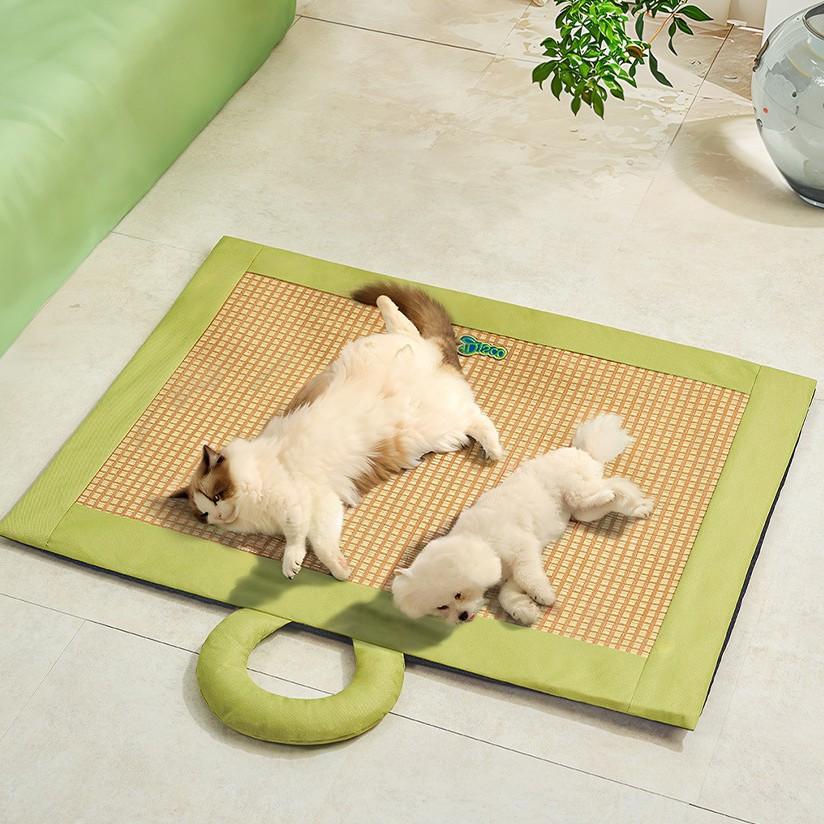 Spring and Summer Dog Mat Pet Ice Mat Dog Bed Cat Mat Pet Removable Dog Kennel Sofa Four Seasons Universal Dog Mat