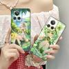 Game GI Nahida Matte TPU Mobile Phone Case for Realme GT 8 Neo Pro C75 73 71 C67 65 C55 53 C35 31 C20 15 Colorful Cover