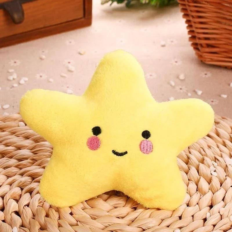 Plush Star-Shaped Squeaky Dog Toy - Durable, Soft, Chew-Resistant, Interactive Fun for All Dog Breeds Plush Sound Toy for Dogs