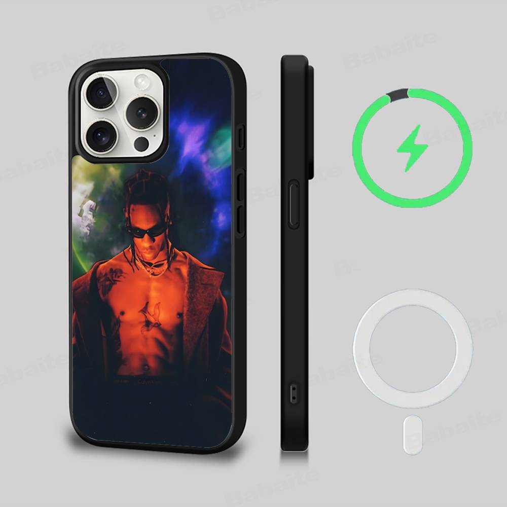 Luksusowe Etui Travis Scott Cactus Jack Na Telefon Dla IPhone 17 16 15 14 13 12 11 Pro Max Plus Dla Magsafe Magnetyczna Obudowa