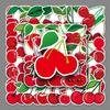 50 Cherry Graffiti Fruit Stickers: Waterproof & Creative for DIY, Skateboards, Phone Cases & Luggage