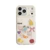 Korean Style Illustrated Graffiti iPhone 17/16 Pro Max Double Layer IMD Case