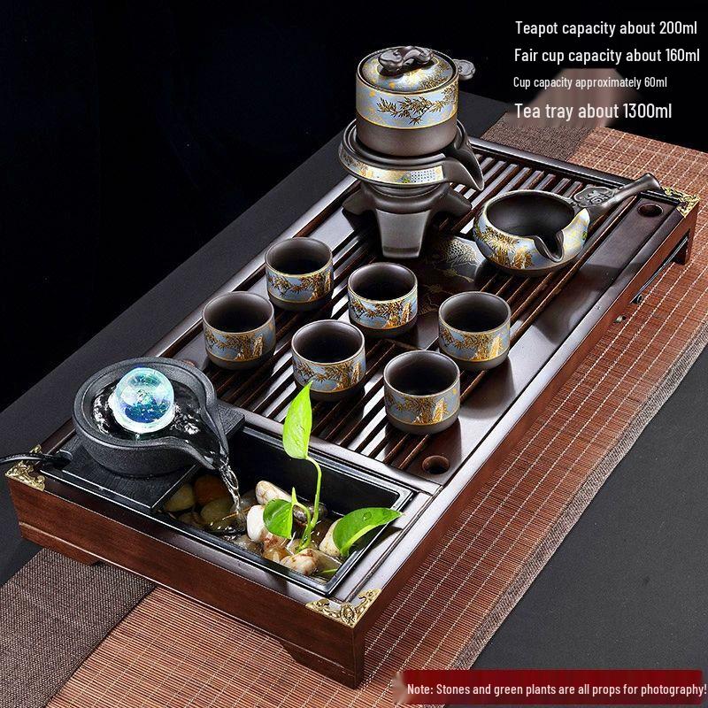 Jiakangming Zisha Kung Fu Automatic Tea Set N/A