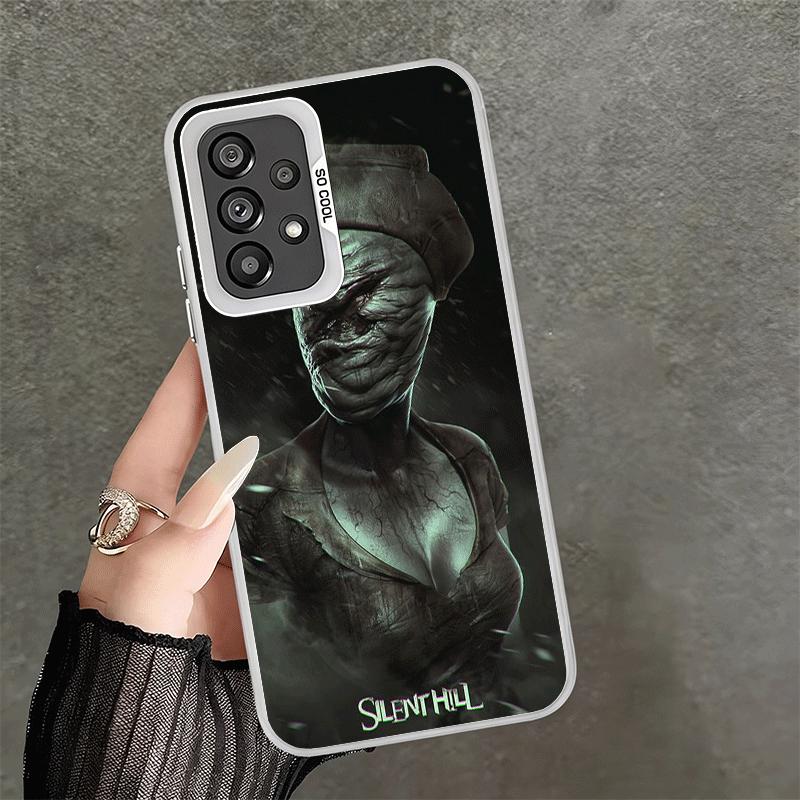 Silent Hill Horror Theme Soft Phone Case for Samsung A17 A16 A15 A14 A13 A57 A56 A55 A54 A53 A37 A36 A35 A34 A33 A26 A25 A24 A23