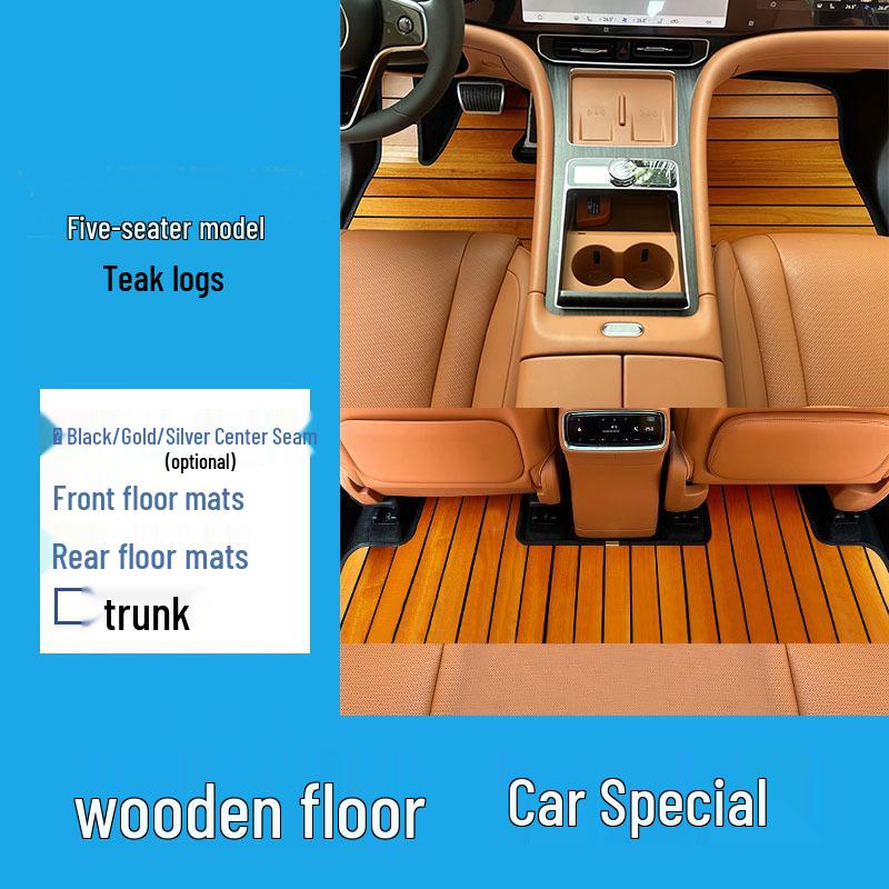 AITO M9/M7/M5/M8 Solid Wood Floor Mat and Carpet