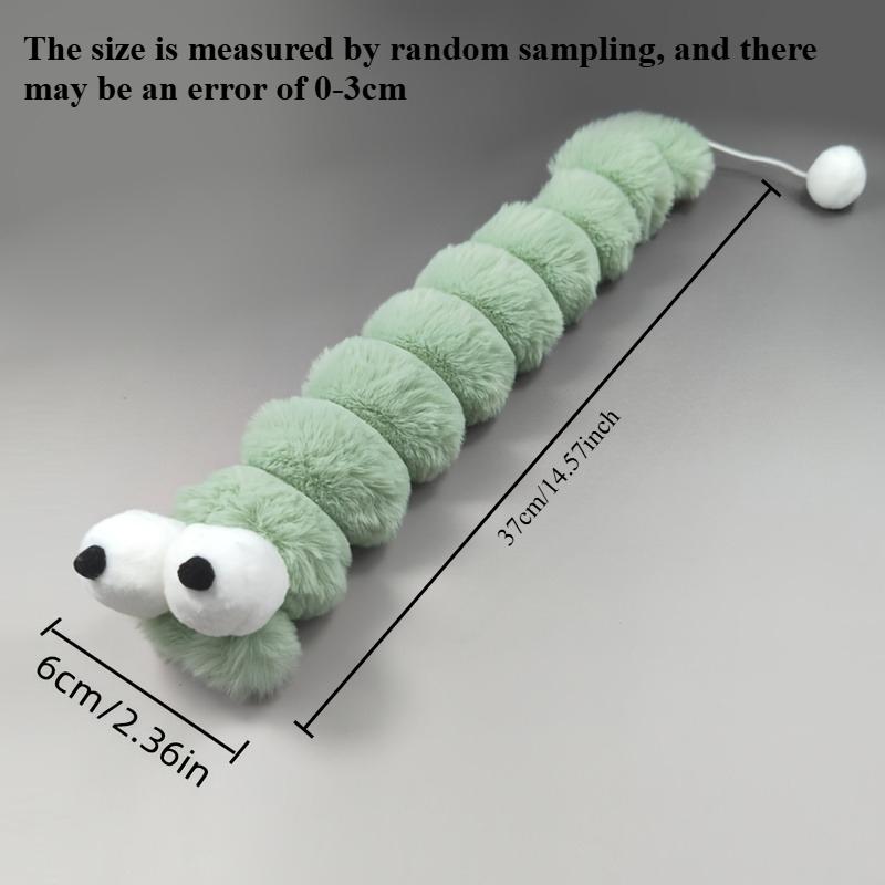 1pc,Cat Plush Toy - Soft Chew-Bite Stick for Indoor Cats, Self-pleasure Tease Toy for All Breeds, Plush Texture, Without Battery