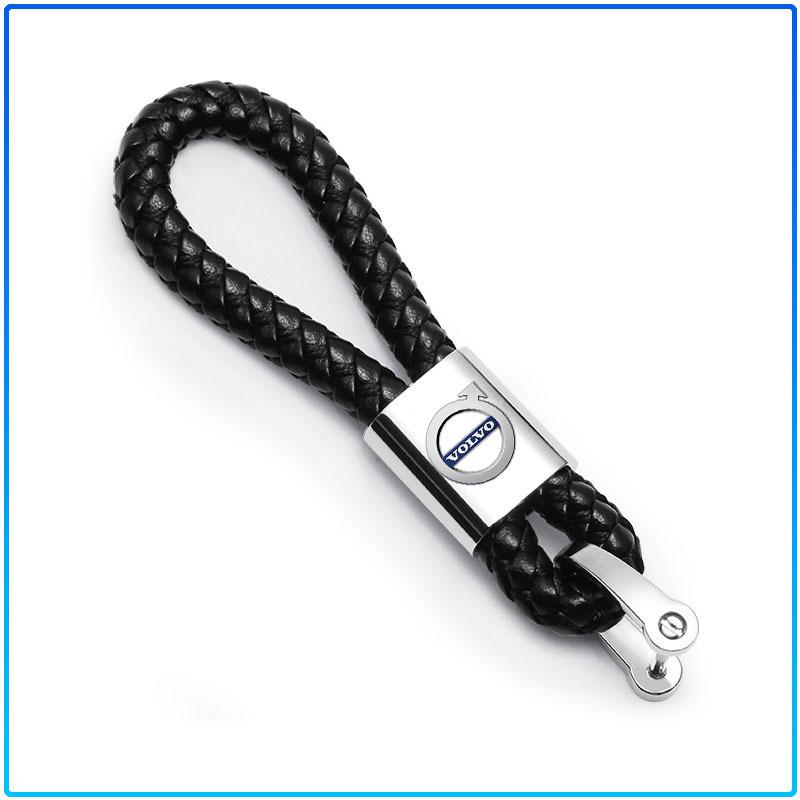 Car Key Chain Key Ring Key Lanyard Car Emblem Accessories For Volvo XC60 XC90 S60 S80 S40 V40 V60 V70 V50 XC70