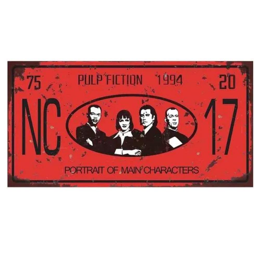 Retro Metall USA Logo, Route66 Kunstposter, 30x15 cm Bar Dekoration