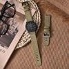 Nylon Watch Military Watch Replacement Fabric Double Strap Nylon Quick Buckle [ANNEFIT] Band, Band, 22mm, Belt, Release, Khaki/Black