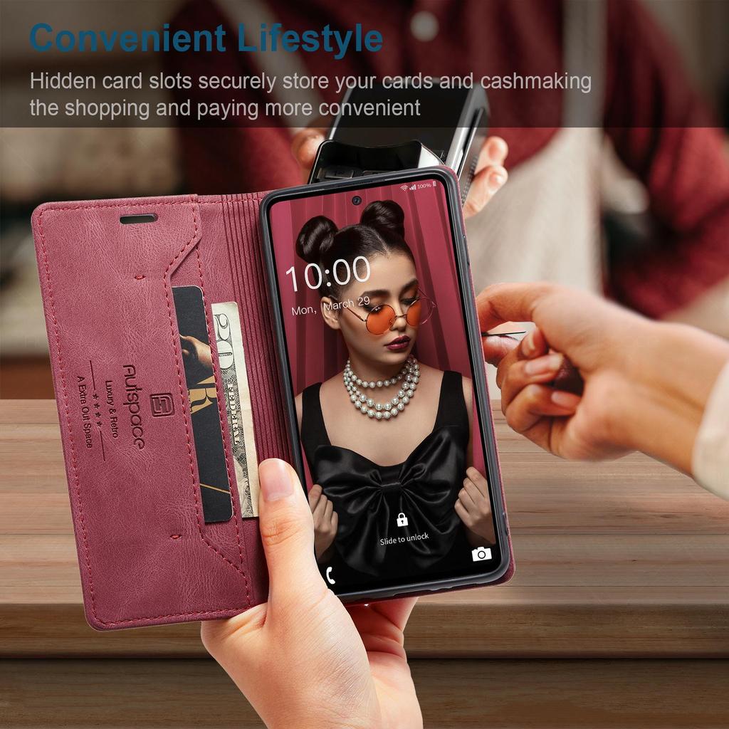 Leather Flip Case for Xiaomi 13 Pro/Redmi Note 12 Pro/Note 11 - Card Holder
