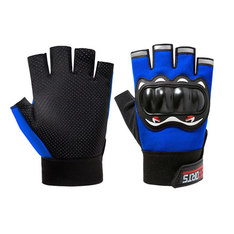 

New outdoor riding gloves touch screen long finger gloves hard shell motorcycle full finger sports non-slip fitness gloves average size