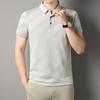 Men's Short Sleevet Summer Ice Lapel Collarpolo Casual Top