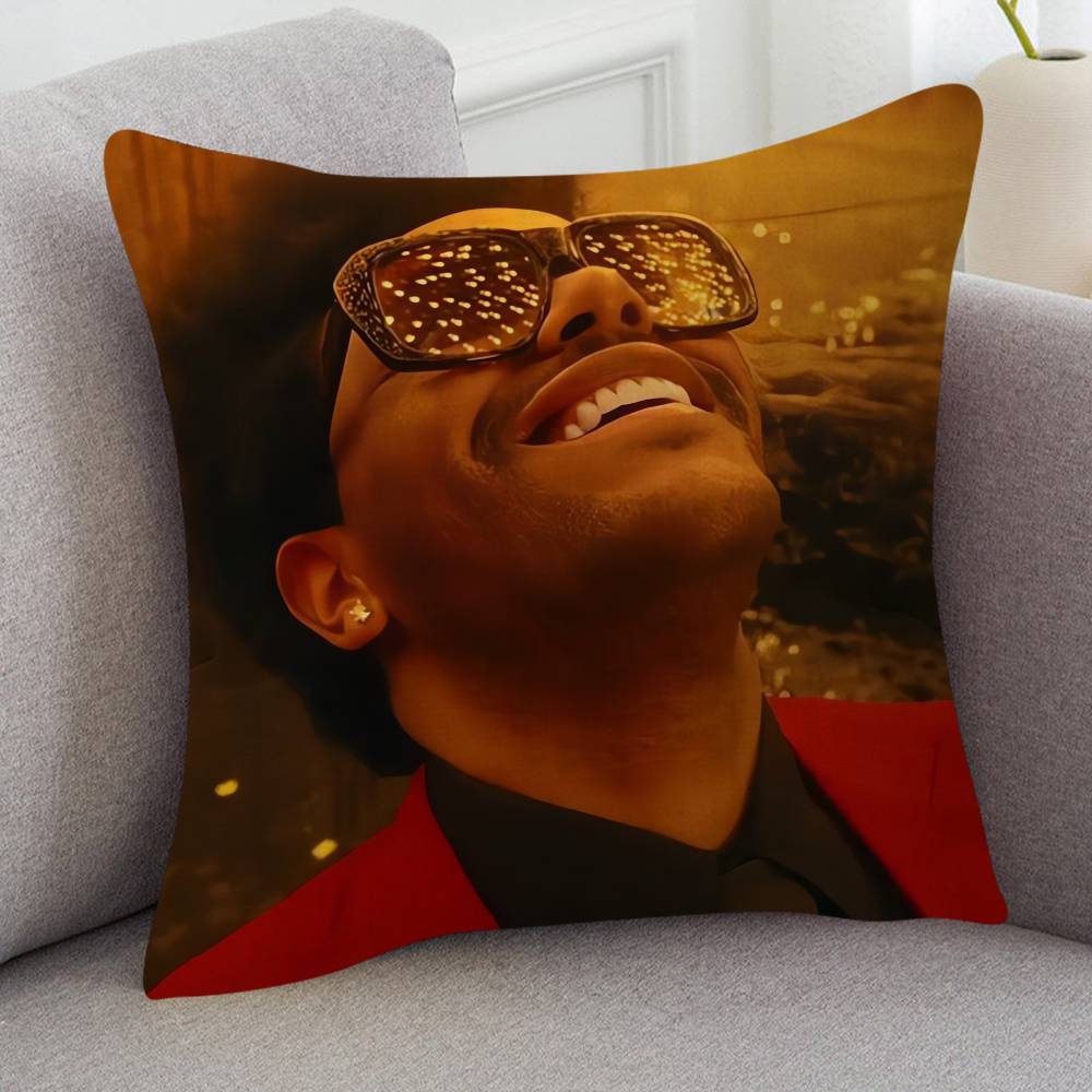 Singer The Weeknd Cute Cartoon L Game Cushion Cover Pillowcase Upholstery Sofa Throw Pillow Home Decor Pillowcas