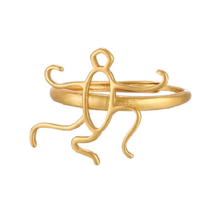 Women Opening Blank Rings Base Bracket Tray DIY Setting Jewelry Findings Making