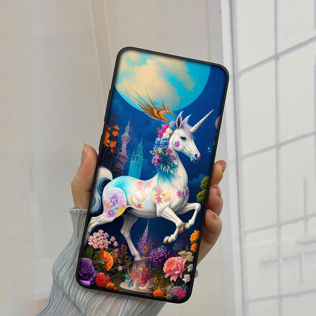 Anime Unicorn Cartoon  Horse Soft Phone Cover for Huawei Nova 3i 3 5t 2i 7 SE Mate 10 20 P20 P30 Pro 2 Lite Silicone Case