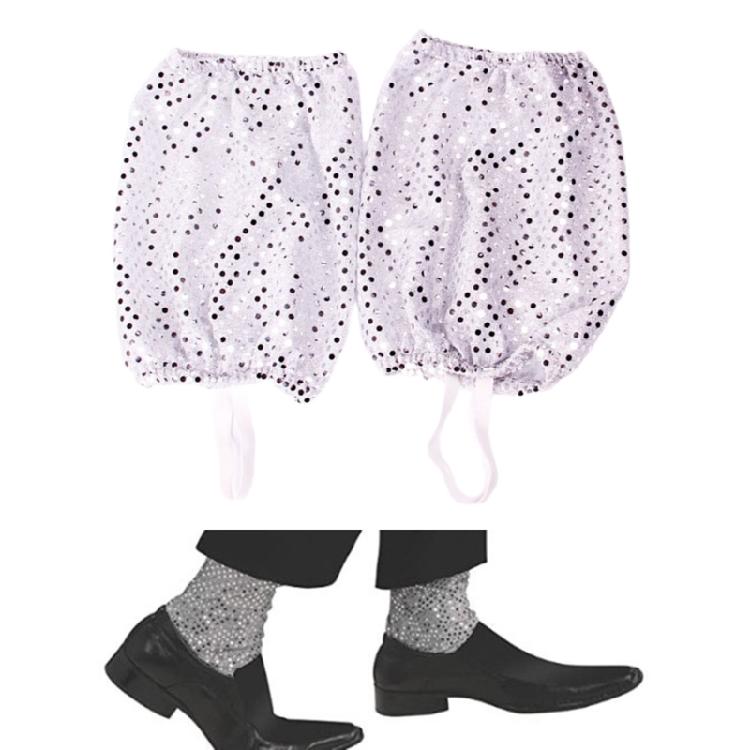 Scaldamuscoli con Paillettes Coprigambe Bling Polsini Elastici Manica per Gamba Costume per Raves Party