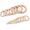 1-20Pcs Raw Wood Ring DIY Accessories