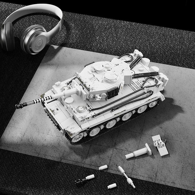 Militär Armee 1:28 Tiger Schwerer Panzer MOC Baustein Modell Ziegelsteine Sets Kreative Bausteine Spielzeug Festival Geschenk Für Erwachsenen Freund 1600+ Teile