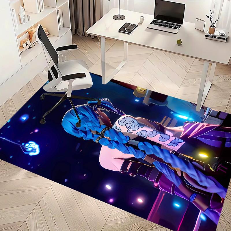 Jinx Printed Absorbent Washable Carpet, Non-Slip Bathroom Mats, Kitchen Rugs, Yoga Mat,Living Room Entrance, Camping Picnic Rugs