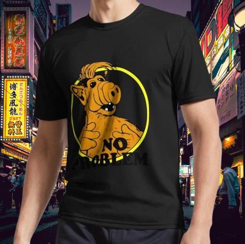 Men s and Women s T-shirts No problem alf painting S