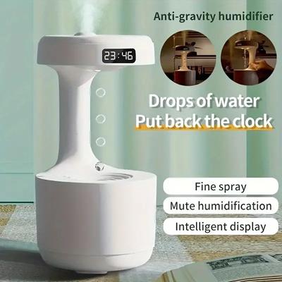 1 Stück, Anti-Schwerkraft-Lufterhitzer, 27,05 Unzen Anti-Schwerkraft-Wassertropfen-Luftbefeuchter, Kreativer Luftbefeuchter, Für Das Schlafzimmer Zu Hause