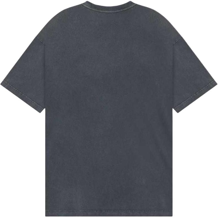 We11Done SS24 Graffiti Letter Print Round Neck Short Sleeve T-Shirt Unisex T-Shirt Gray WD-TT1-24-729-U-GY