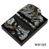 Men's Silk Bow Tie & Pocket Square Gift Set - Business & Wedding