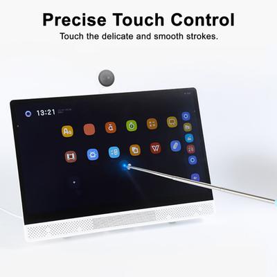 Telescopic Metal Teaching Pointer Universal Touchscreen Stylus High Sensitivity Portable Felt Tip Stylus Pen for Online Class Whiteboard Large Screen