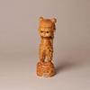 Nezha Series Handcrafted Taihang Cliff Cypress Wood Carving – Exquisite Desktop Ornament