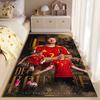 Sports Area Rug, Kevin De Bruyne Belgium 7 Red Poster, Fan Cave Decor, Non-Slip Mat