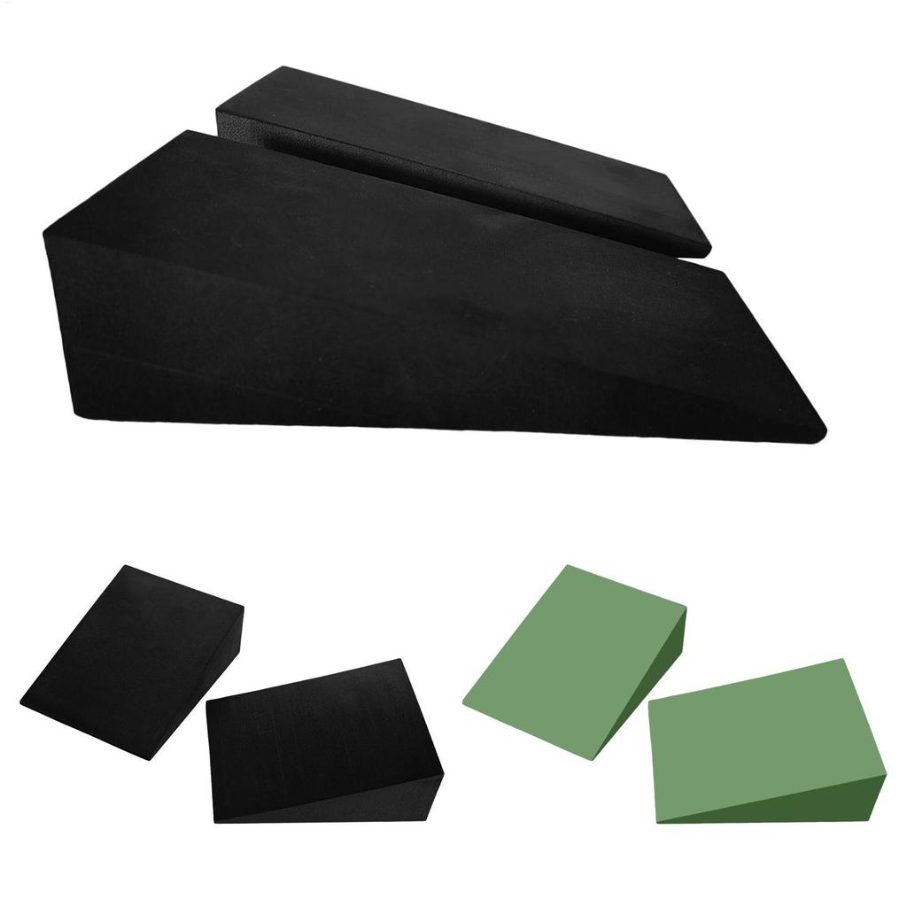 1Pairs Yoga Wedge Blocks EVA Foam Yoga Wedge Stretch Slant Boards Exercise Yoga Block Pilates Wedge Squats Fitness Accessories