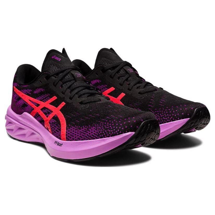 Asics  DynaBlast 3 Black Purple Red Alert Women Sneakers 1012B289-001