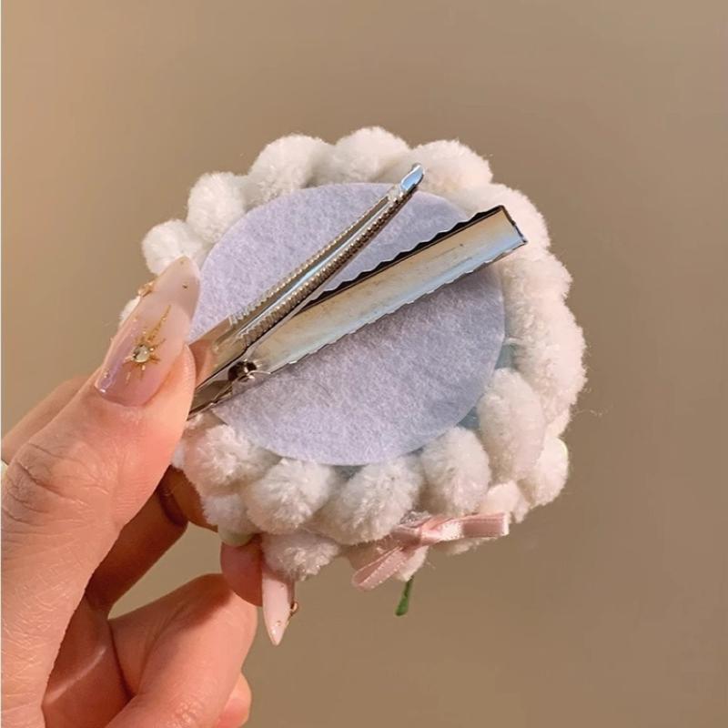 Cute Cherry Cake Hair Clip Women'S Birthday Hat Headwear Hairpin Photography Atmosphere Sense Props Hair Accessories Gift