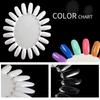 20-Color Oval Nail Polish Gel Display Board for Manicure