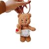 Soft Bear Pendant Fashionable Bag Decoration Cute Bear Keychain Cute Keyrings Backpack Key Rings Car Key Chain Accessory