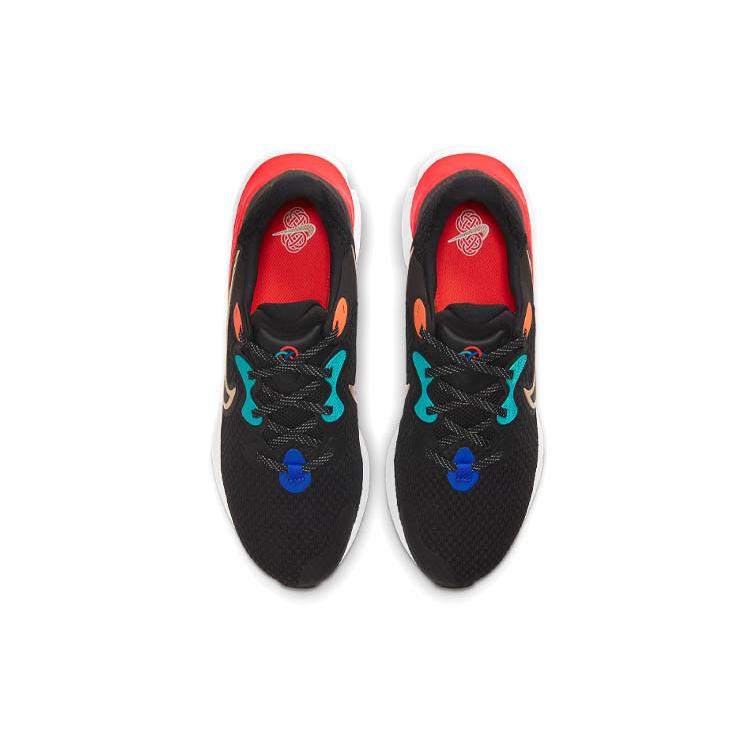 New Nike Renew Run 2 Black Bright Crimson DJ0033-061