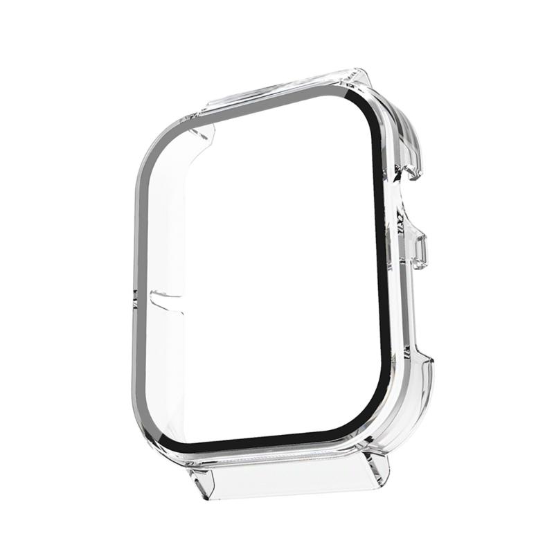 Smartwatch Frame Housing Tempered-Glass Film Hard Cover Compatible for Mibro T1 Screen Bumper-Shell Protector-Shockproof