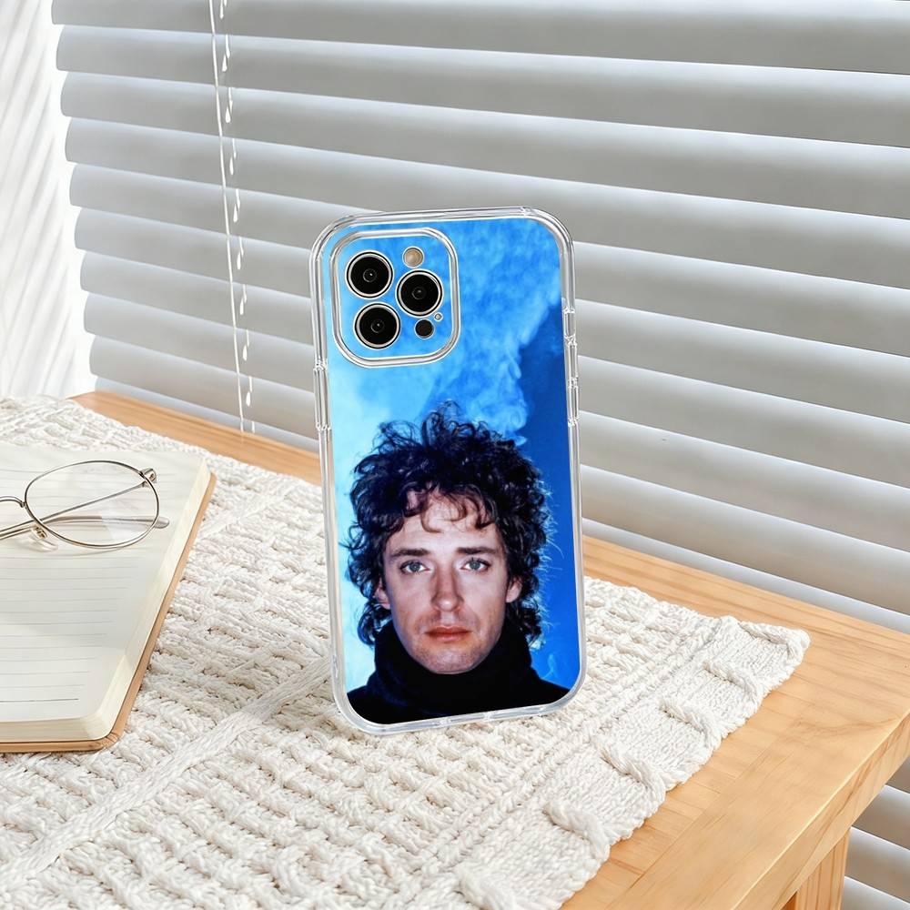 Gustavo Cerati Soda Stereo Phone Case For iPhone17,16,15,14,13,12,11 Plus,Pro Max Soft Transparent Cover iPhone15plus