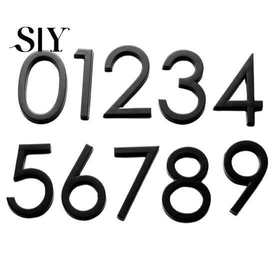 Weather-resistant House Numbers Modern 3D Heavy Duty Rust-proof Simple Installation Number with Shadows Address for Outside Home Front Door