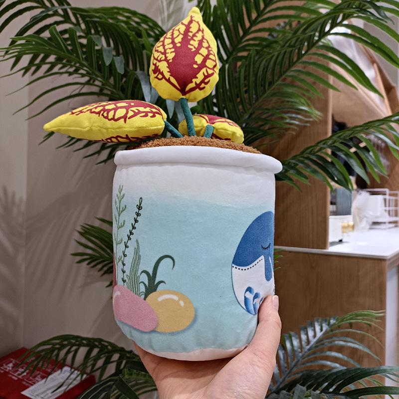 Creative Soft Flower Doll Plush Toy Doll Flower Pot Ragdoll Children'S Soothing Ragdoll Birthday Gift