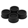 4PCS Round Furniture Feet Mat Rubber Sponge Plastic NonSlip Risers Lifts Height Floor Protector