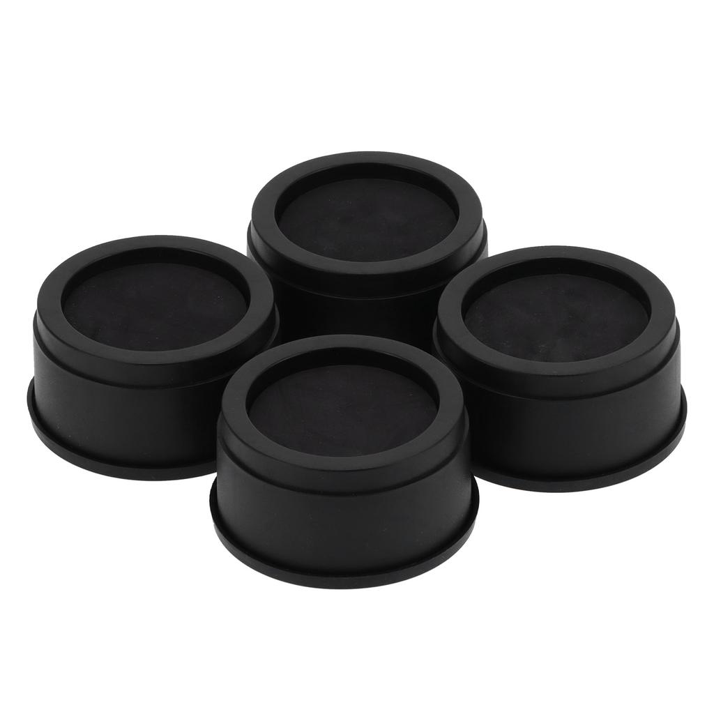 4PCS Round Furniture Feet Mat Rubber Sponge Plastic NonSlip Risers Lifts Height Floor Protector