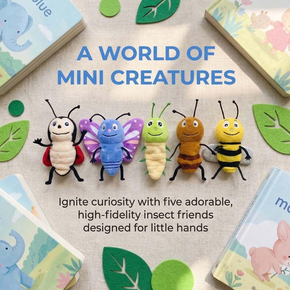 Storytelling Insect Series Puppets Educational Butterfly Bee Puppets  Kids Toy