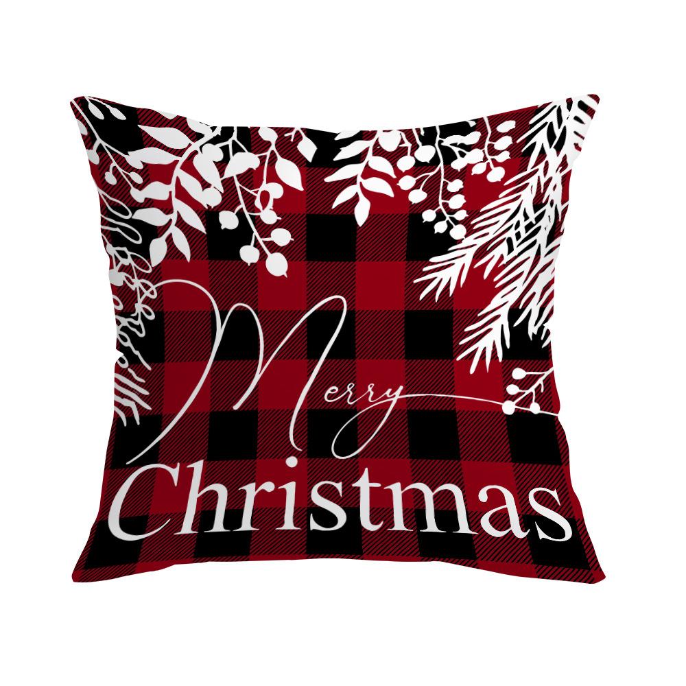 

New Christmas Home Print Decorative Pillow Cushion Cover Sofa Bedroom Living Room Pillow Cover 45*45cm