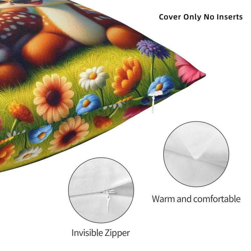 Custom Disney Bambi Anime Pillow Covers Decoration Modern Film Cartoon Deer Outdoor Cushions Square Pillowcase