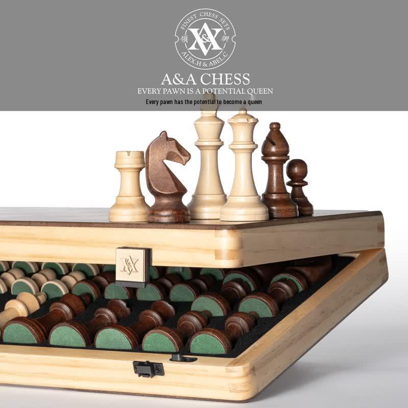 

Lingyu Premium Magnetic Wooden Chess Set