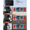 W6 2.4G Waterproof Remote Control Electric Skateboard Surfboard 3-Channel Screen Remote Control Wireless Charging